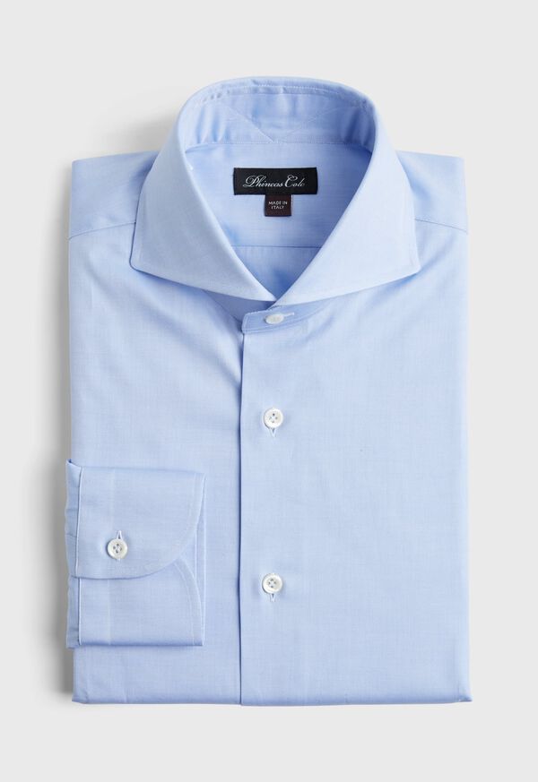 Paul Stuart Solid Blue Dress Shirt, image 1