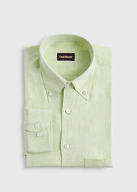 Paul Stuart Linen Button-Down Collar Sport Shirt, thumbnail 1