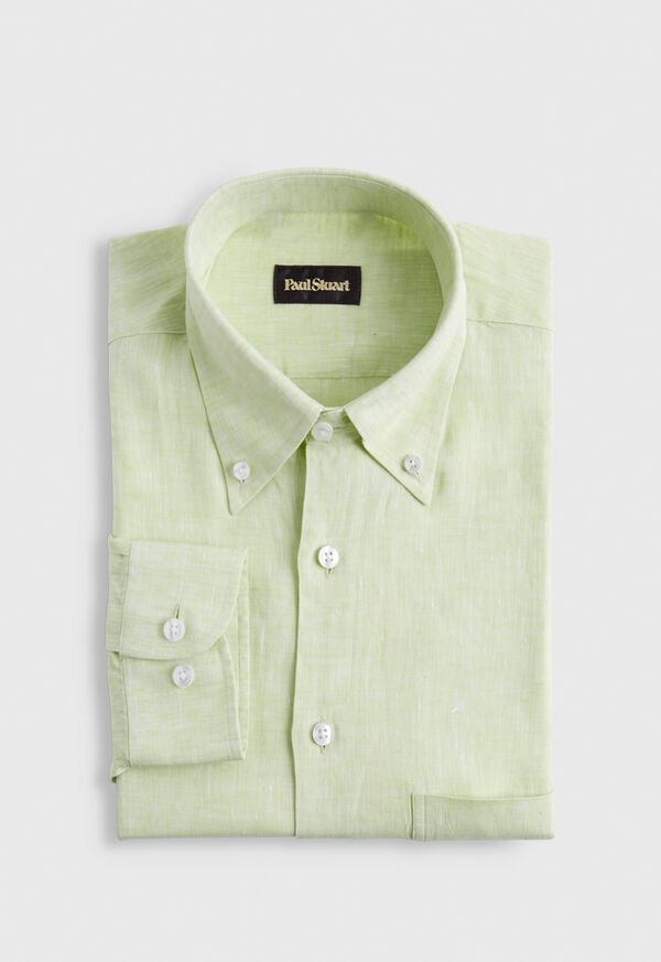 Paul Stuart Linen Button-Down Collar Sport Shirt, image 1