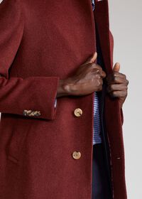 Paul Stuart Single Breasted Overcoat, thumbnail 4