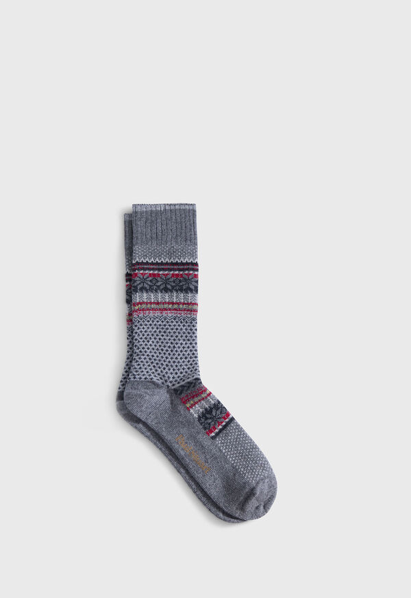 Paul Stuart Fair Isle Sock, image 1
