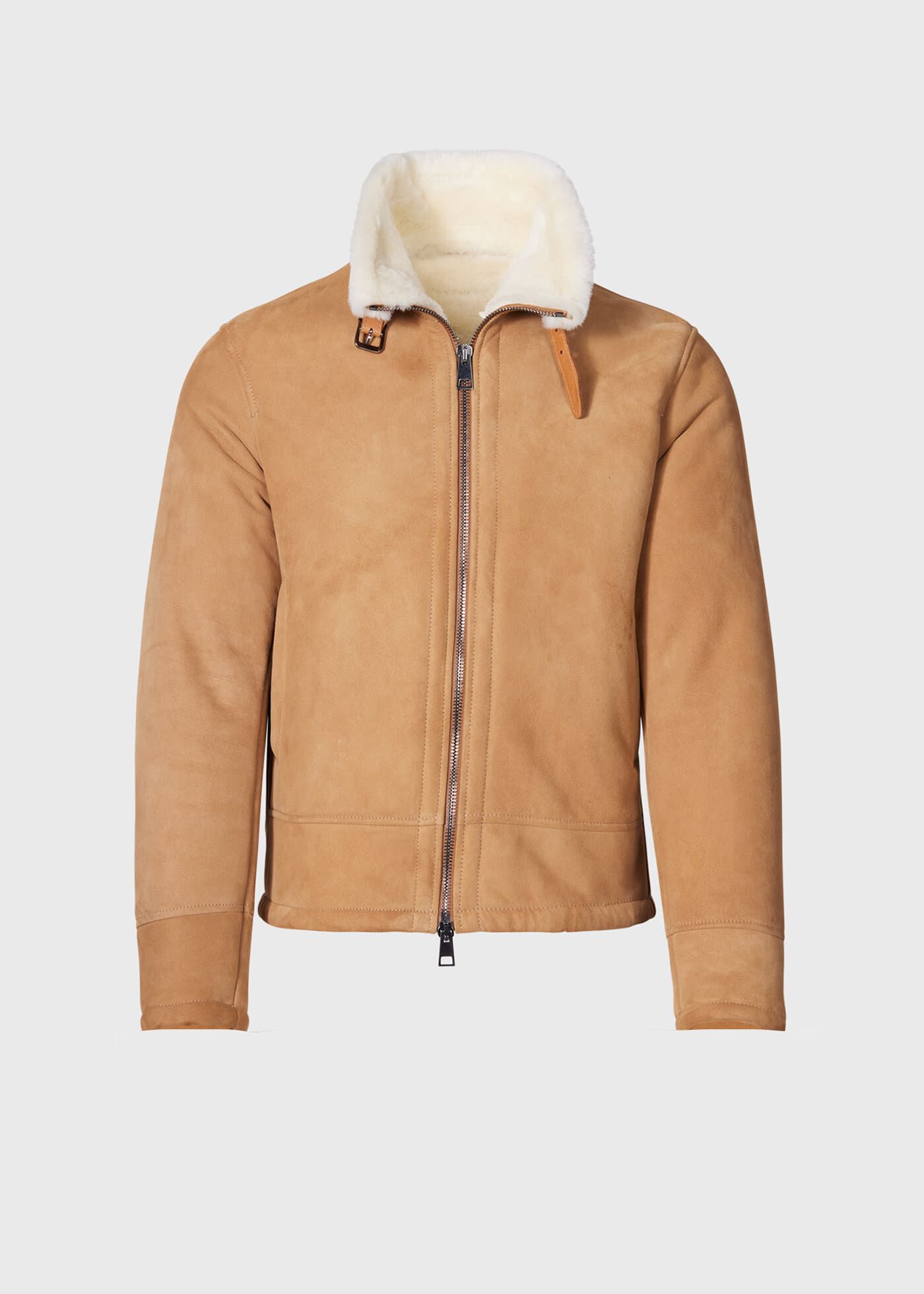 Tan aviator cheap jacket mens