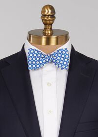 Paul Stuart Printed Silk Floral Bow Tie, thumbnail 2