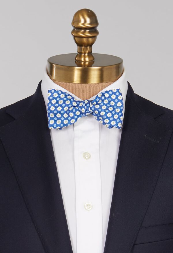 Paul Stuart Printed Silk Floral Bow Tie, image 2