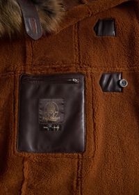 Paul Stuart Sheep Skin Shearling Toggle Coat, thumbnail 4
