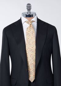 Paul Stuart Printed Linen Paisley Tie, thumbnail 2