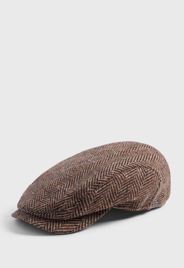 Paul Stuart Herringbone Ivy Cap