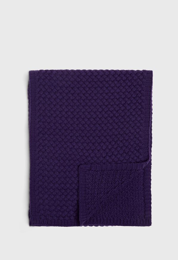 Paul Stuart Cashmere Basketweave Scarf, image 1