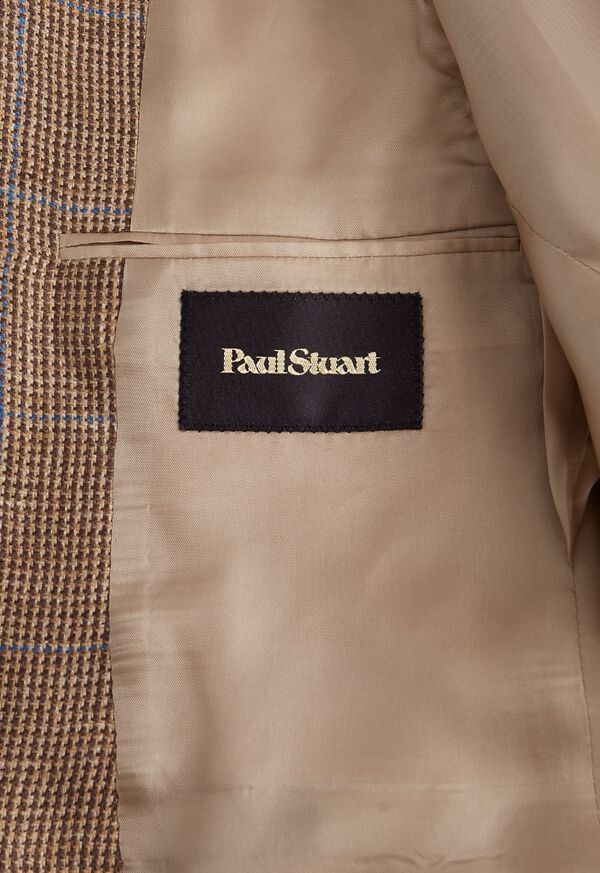 Paul Stuart Linen & Silk Plaid Summer Jacket, image 3