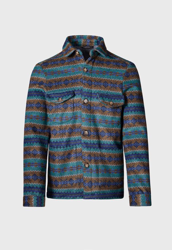 Paul Stuart Printed Shirt Jacket, image 1