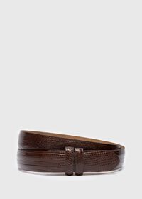 Paul Stuart Lizard Slide Strap Belt, thumbnail 2