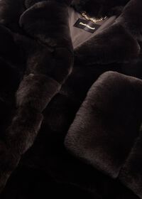 Paul Stuart Rabbit Fur Coat, thumbnail 2