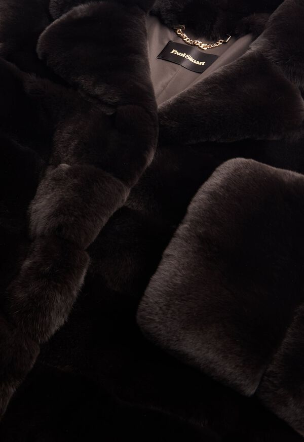 Paul Stuart Rabbit Fur Coat, image 2