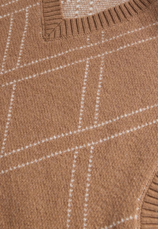 Paul Stuart Wool & Cashmere Jacquard Vest, image 2