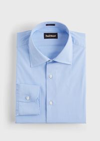 Paul Stuart Light Blue Micro Gingham Dress Shirt, thumbnail 1