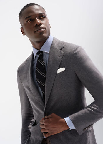 Paul Stuart Silk Grenadine Stripe Tie