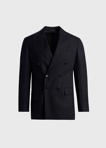 Paul Stuart All Year Wool Double Breasted Suit