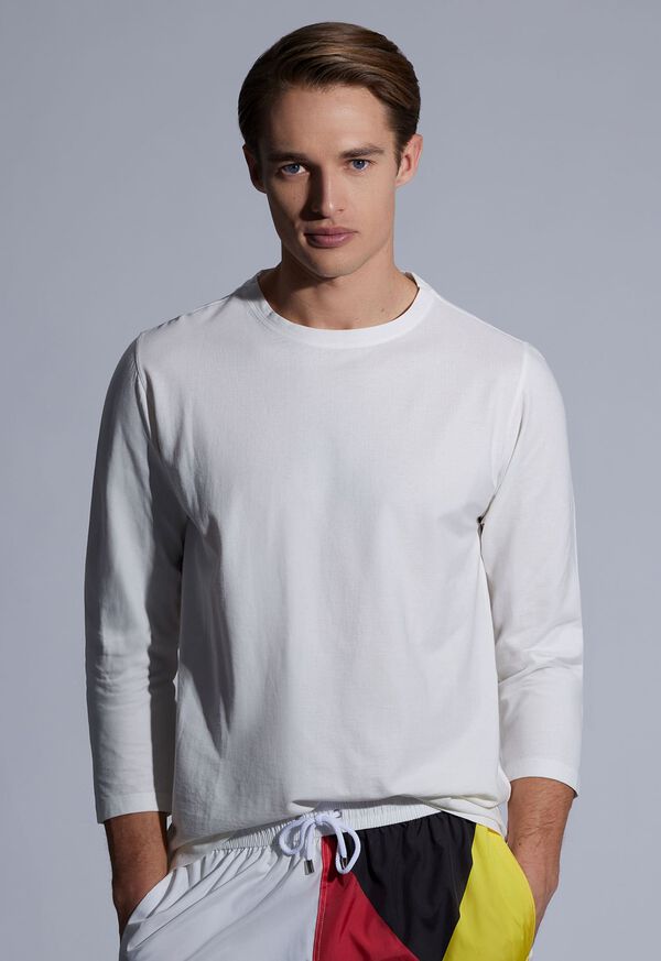 Paul Stuart Cotton Jersey Long Sleeve T-Shirt, image 2