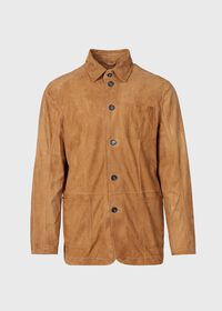 Paul Stuart Suede Shirt Jacket, thumbnail 1