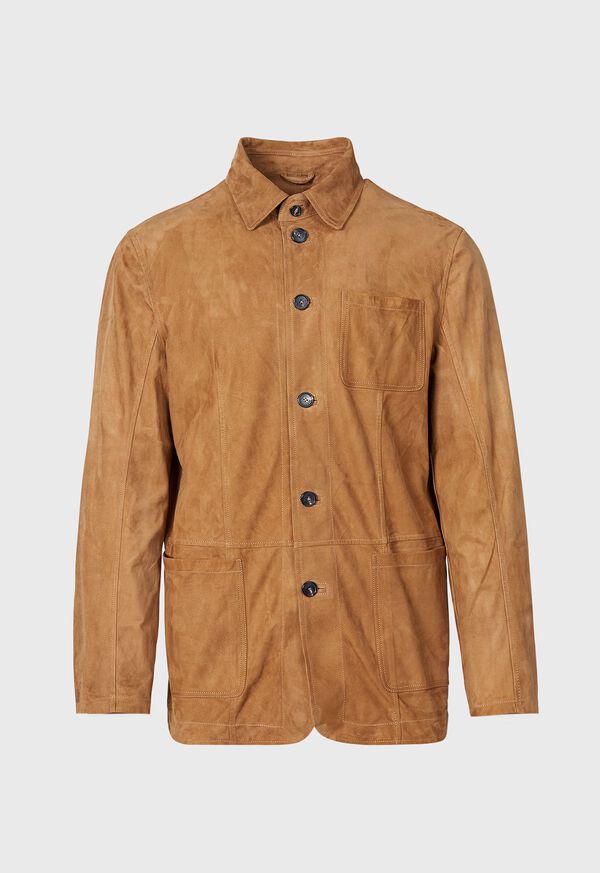 Paul Stuart Suede Shirt Jacket, image 1