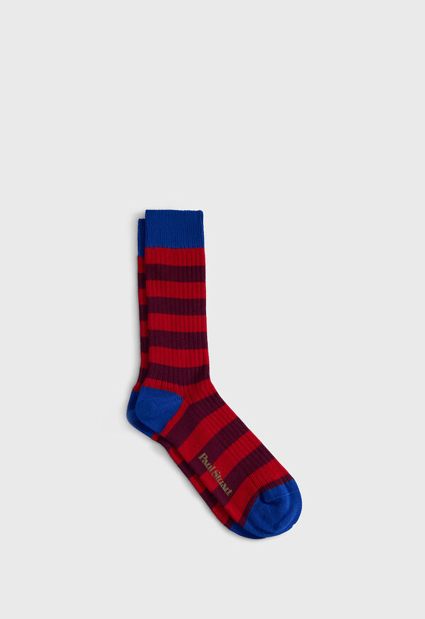 Paul Stuart Rugby Stripe Sock, image 1