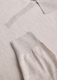 Paul Stuart Cashmere & Silk Long Sleeve Polo, thumbnail 2