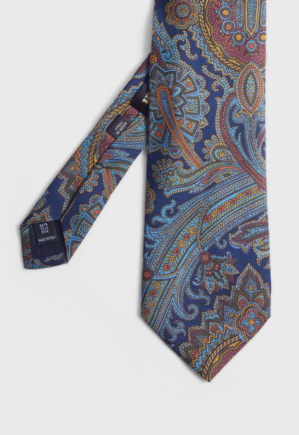 Paul Stuart Silk English Paisley Print Tie, image 1