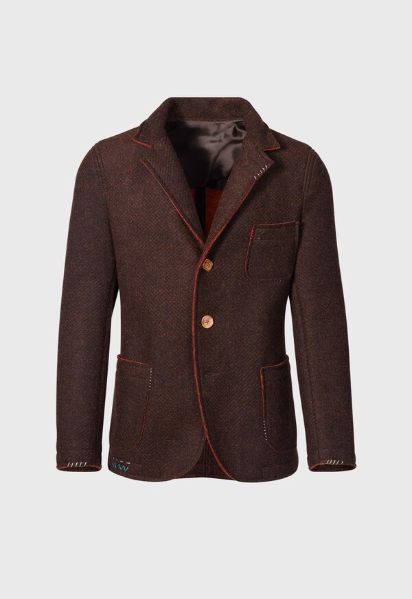 Paul Stuart Wool Raw Edge Jacket