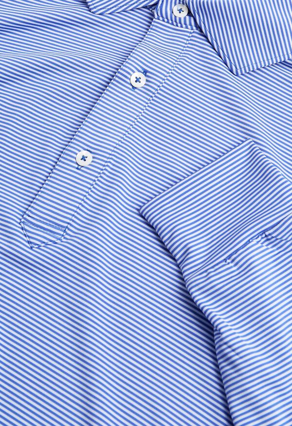 Paul Stuart Striped Performance Polo, image 2