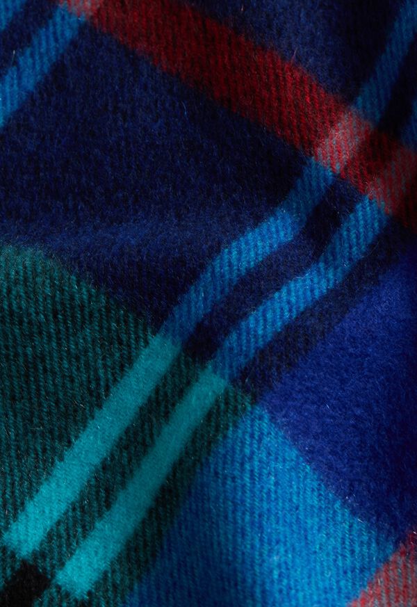 Paul Stuart Woven Cashmere Plaid Scarf, image 3