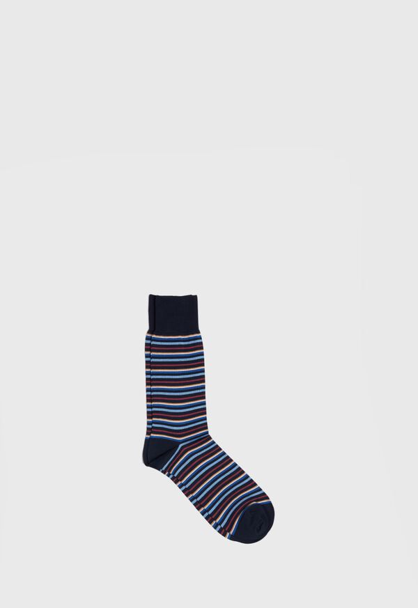 Paul Stuart Pencil Stripe Sock, image 1