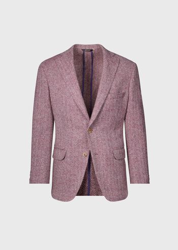 Paul Stuart Herringbone Tweed Jacket