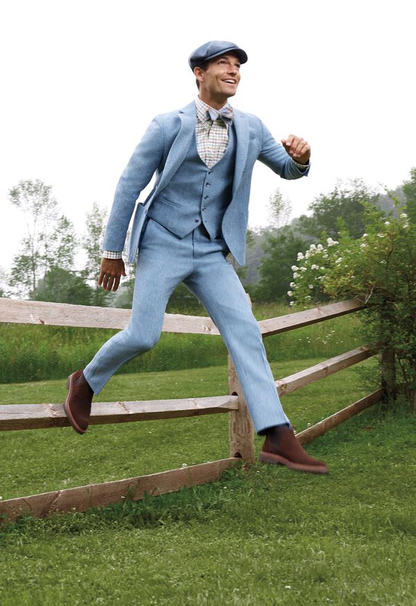Paul Stuart Shetland Herringbone Three-Piece Look, image 1