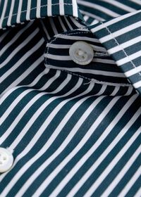 Paul Stuart Silky Cotton Stripe Sport Shirt, thumbnail 2