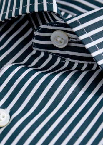 Paul Stuart Silky Cotton Stripe Sport Shirt