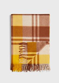 Paul Stuart Cashmere Plaid Scarf, thumbnail 1