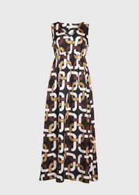 Paul Stuart Chain Link Print Dress, thumbnail 1