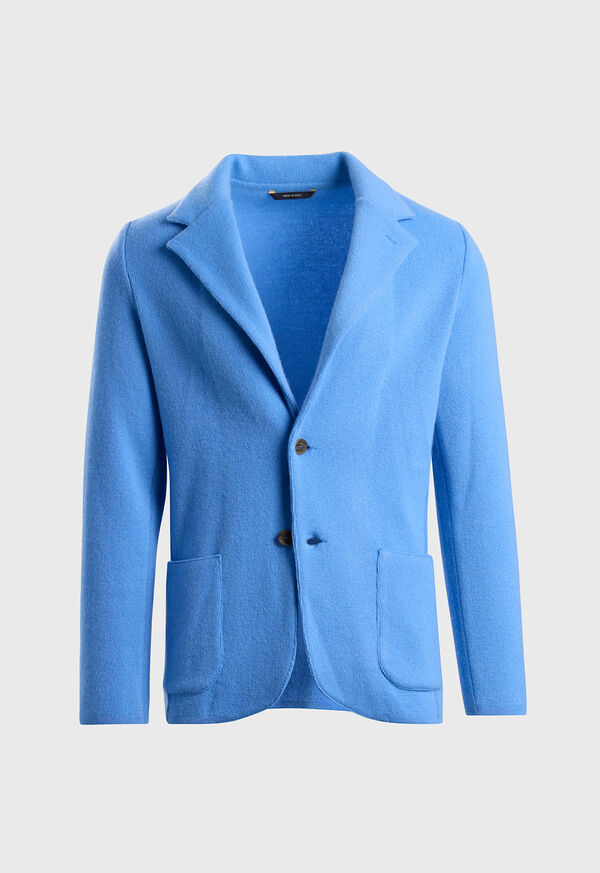 Paul Stuart Single Breasted Knitted Cashmere Blazer, image 1