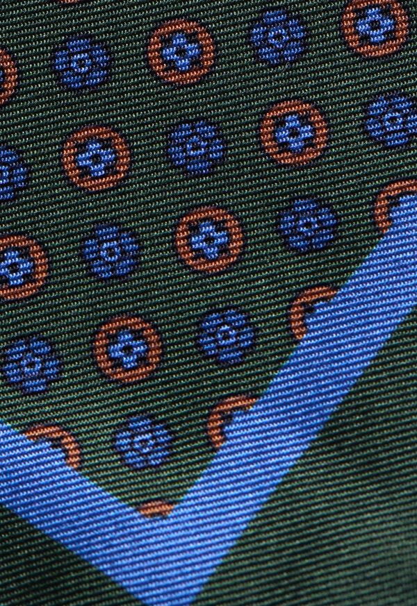 Paul Stuart Micro Medallion Print Pocket Square, image 3
