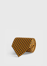 Paul Stuart Micro Medallion Printed Silk Tie, thumbnail 1