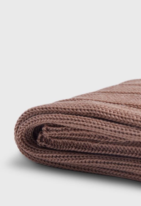 Paul Stuart Mercerized Cotton Ribbed Sock, image 2