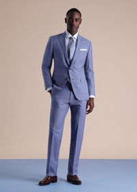 Paul Stuart Textured Solid Wool Suit, thumbnail 2