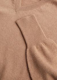 Paul Stuart Classic Cashmere Double Ply V-Neck Sweater, thumbnail 2