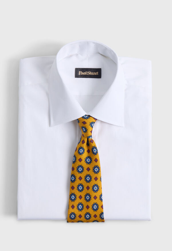 Paul Stuart Printed Silk Medallion Tie, image 2
