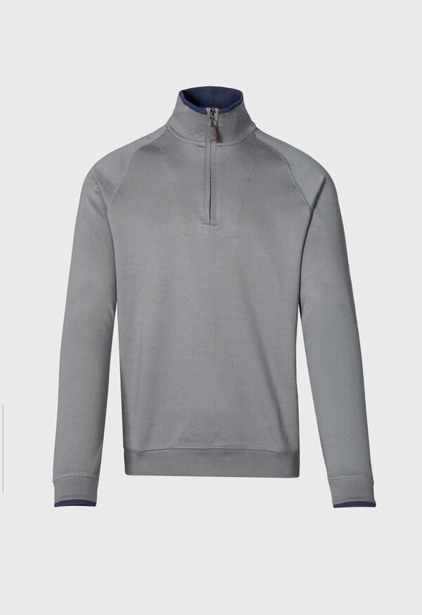 Paul Stuart Pima Cotton 1/2 Zip Sweater, image 4