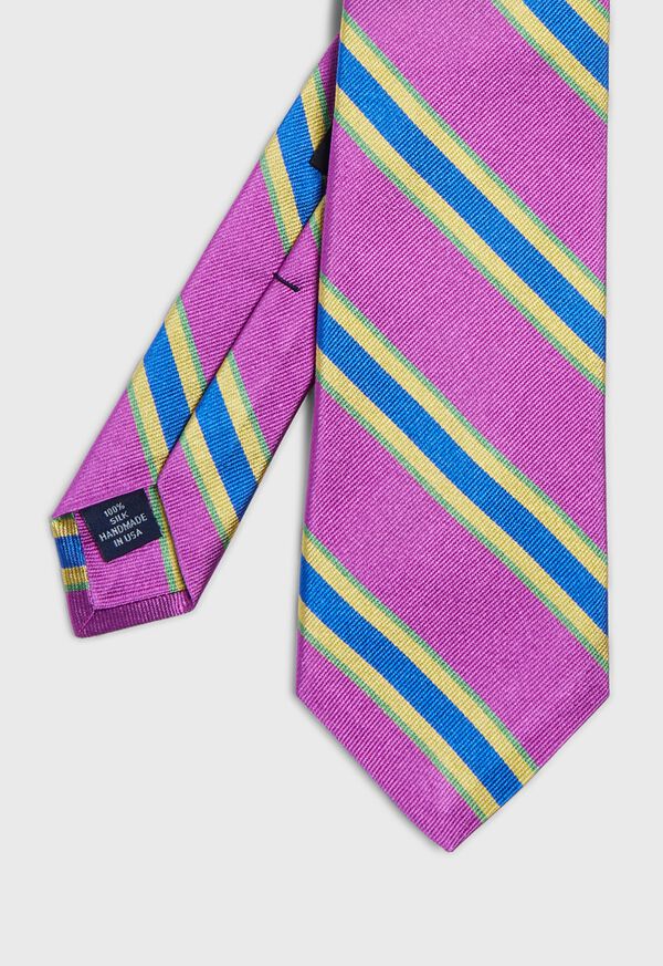 Paul Stuart Regimental Stripe Silk Tie, image 1