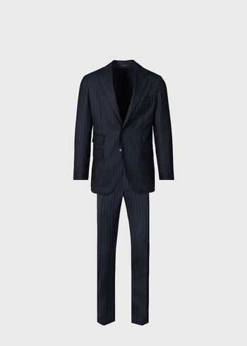 Paul Stuart Bead Stripe Wool Suit
