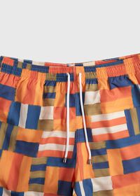 Paul Stuart Abstract Print Swim Trunk, thumbnail 3