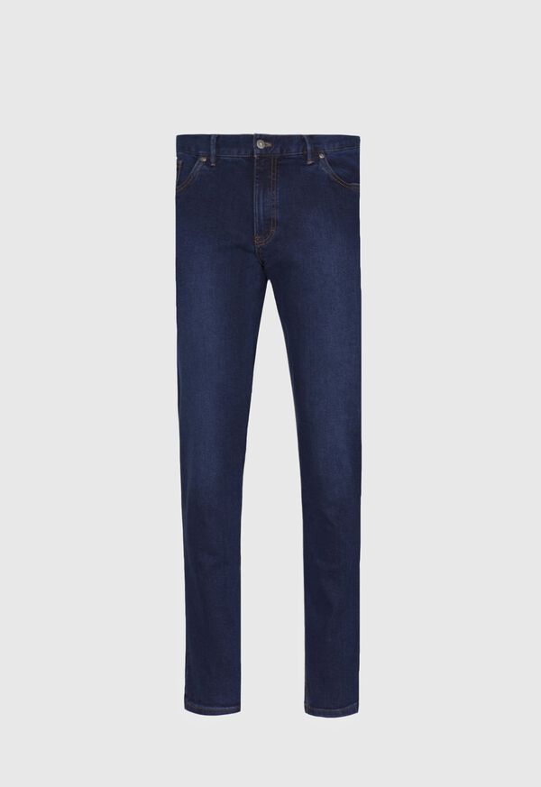 Paul Stuart Dark Blue Cotton Blend Jeans, image 1