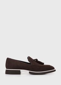 Paul Stuart Maddox Suede Tassel Loafer, thumbnail 1